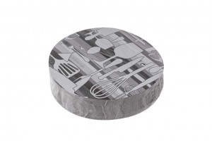 Tapa envases aluminio ovalado paquete