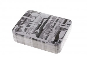Tapa envases aluminio paquete