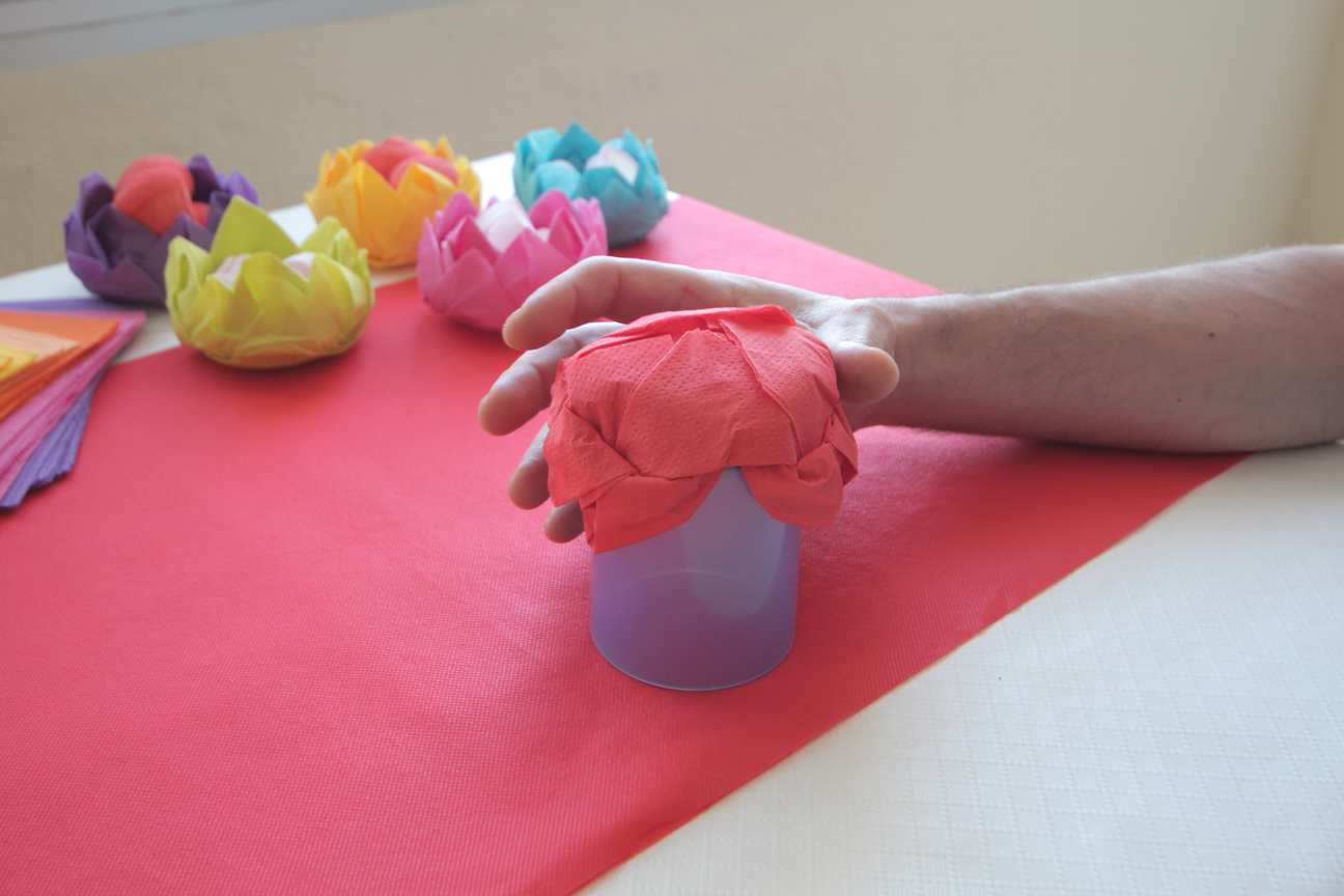 Decoración con servilletas de papel Decoración con servilletas de papel