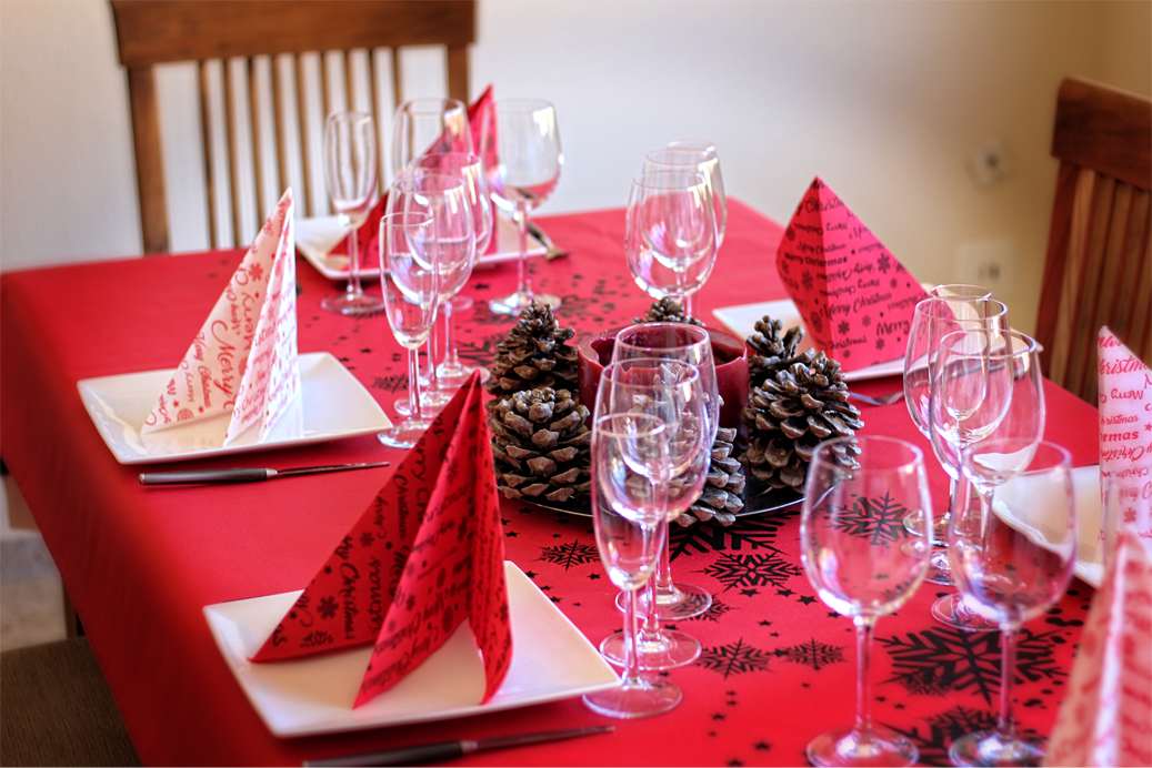 Como decorar tu mesa en Navidad con Manteles de papel Como decorar tu mesa en Navidad con Manteles de papel