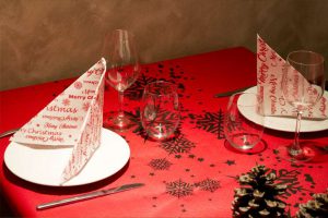 Tres formas para decorar tu mesa en Navidad