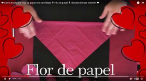 Como hacer una rosa de papel
